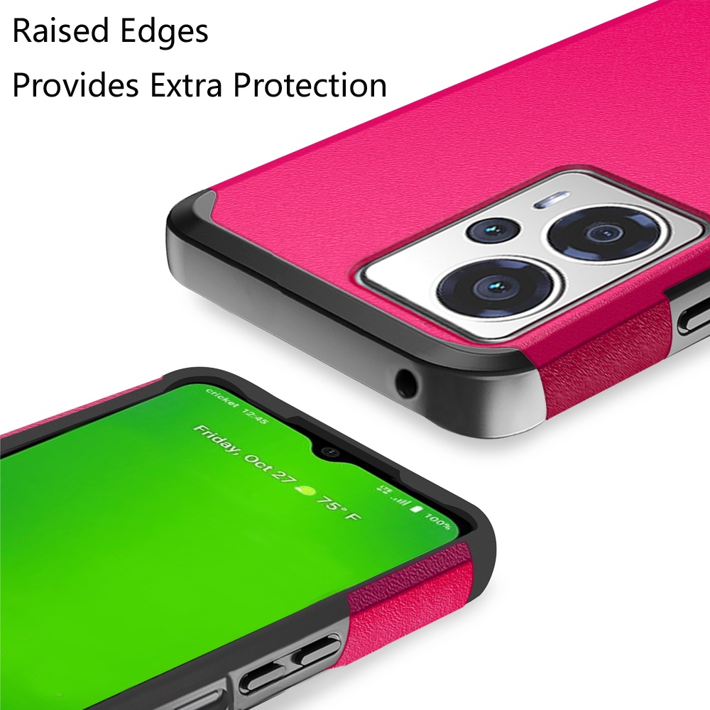 Para Cricket Outlast 5G 2024 Resistente Fuerte Híbrido + Vidrio Templado - - Imagen 17 de 36