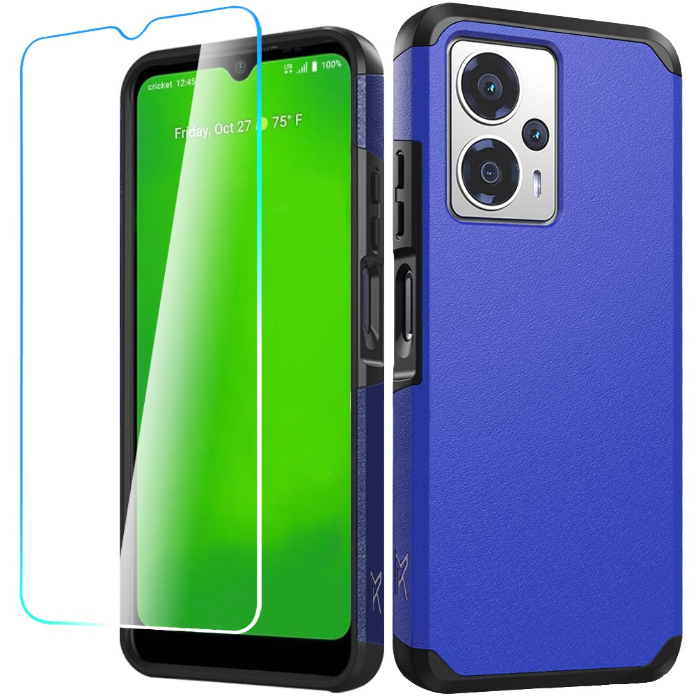 Para Cricket Outlast 5G 2024 Resistente Fuerte Híbrido + Vidrio Templado - - Imagen 29 de 36