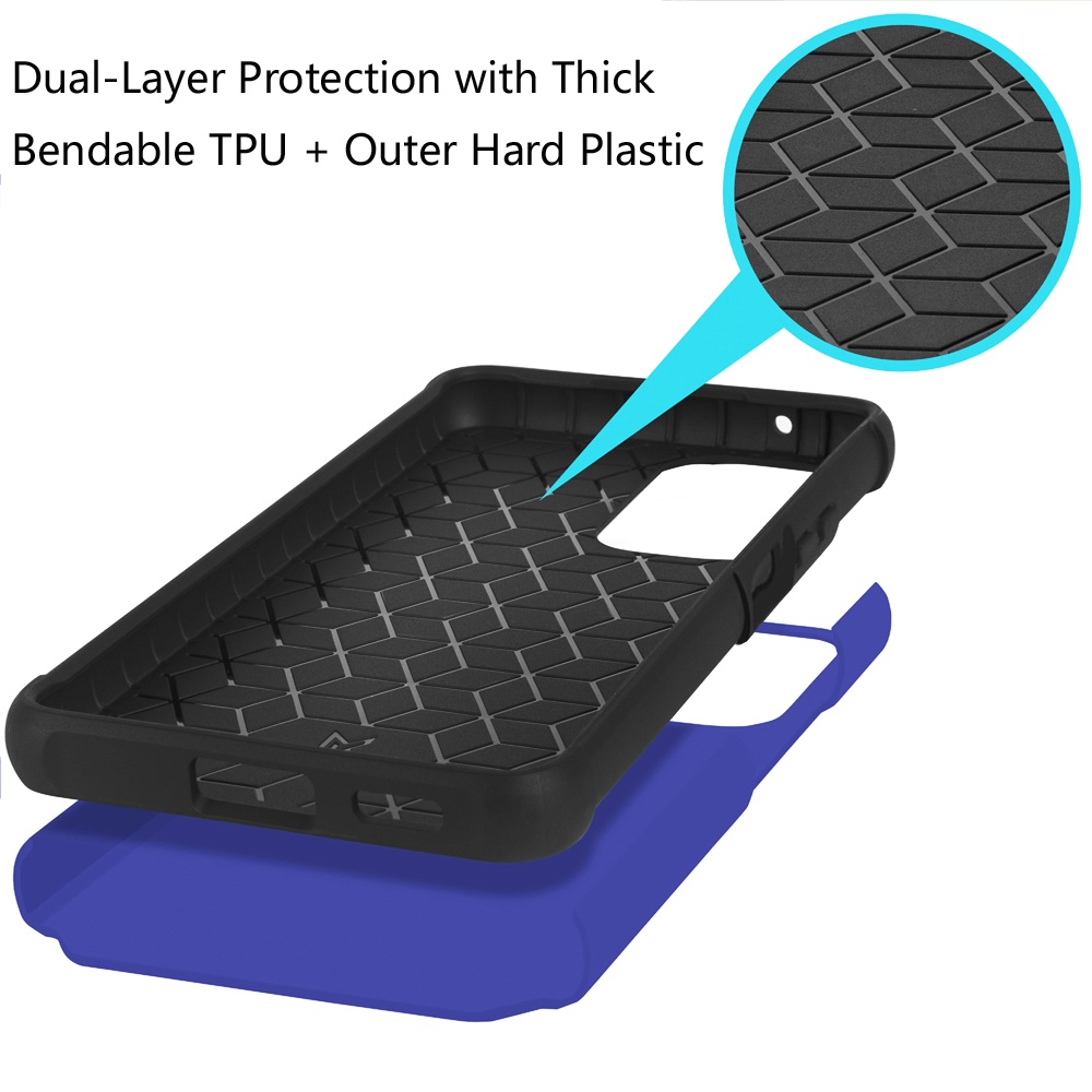 Para Cricket Outlast 5G 2024 Resistente Fuerte Híbrido + Vidrio Templado - - Imagen 30 de 36