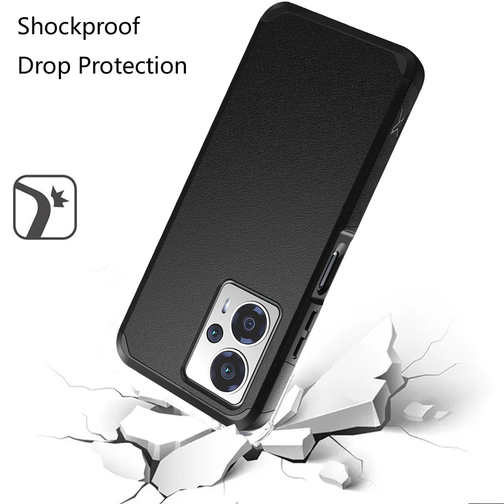 Para Cricket Outlast 5G 2024 Resistente Fuerte Híbrido + Vidrio Templado - - Imagen 31 de 36