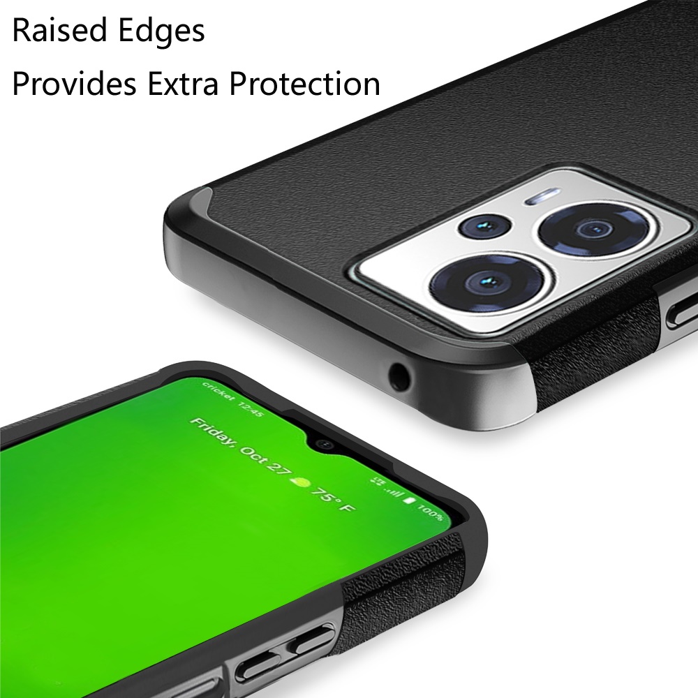 Para Cricket Outlast 5G 2024 Resistente Fuerte Híbrido + Vidrio Templado - - Imagen 35 de 36