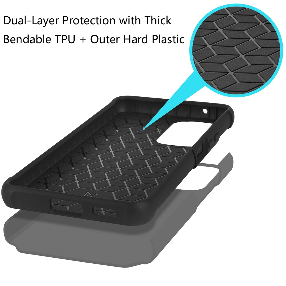 Para Cricket Outlast 5G 2024 Resistente Fuerte Híbrido + Vidrio Templado - - Imagen 19 de 36