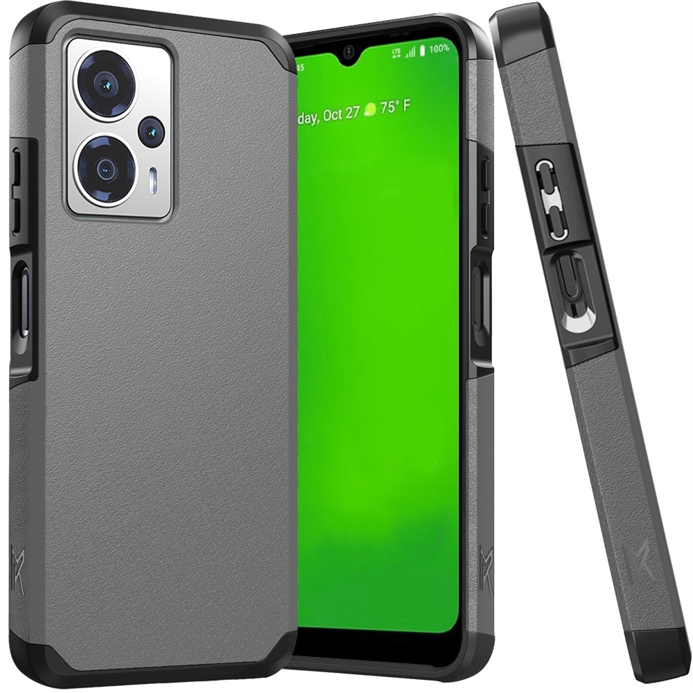 Para Cricket Outlast 5G 2024 Resistente Fuerte Híbrido + Vidrio Templado - - Imagen 21 de 36