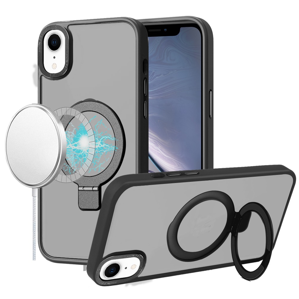 Für iPhone XR Kickstand Case: Magnetisch, Stoßfest, Kamera passend - Bild 1 von 3