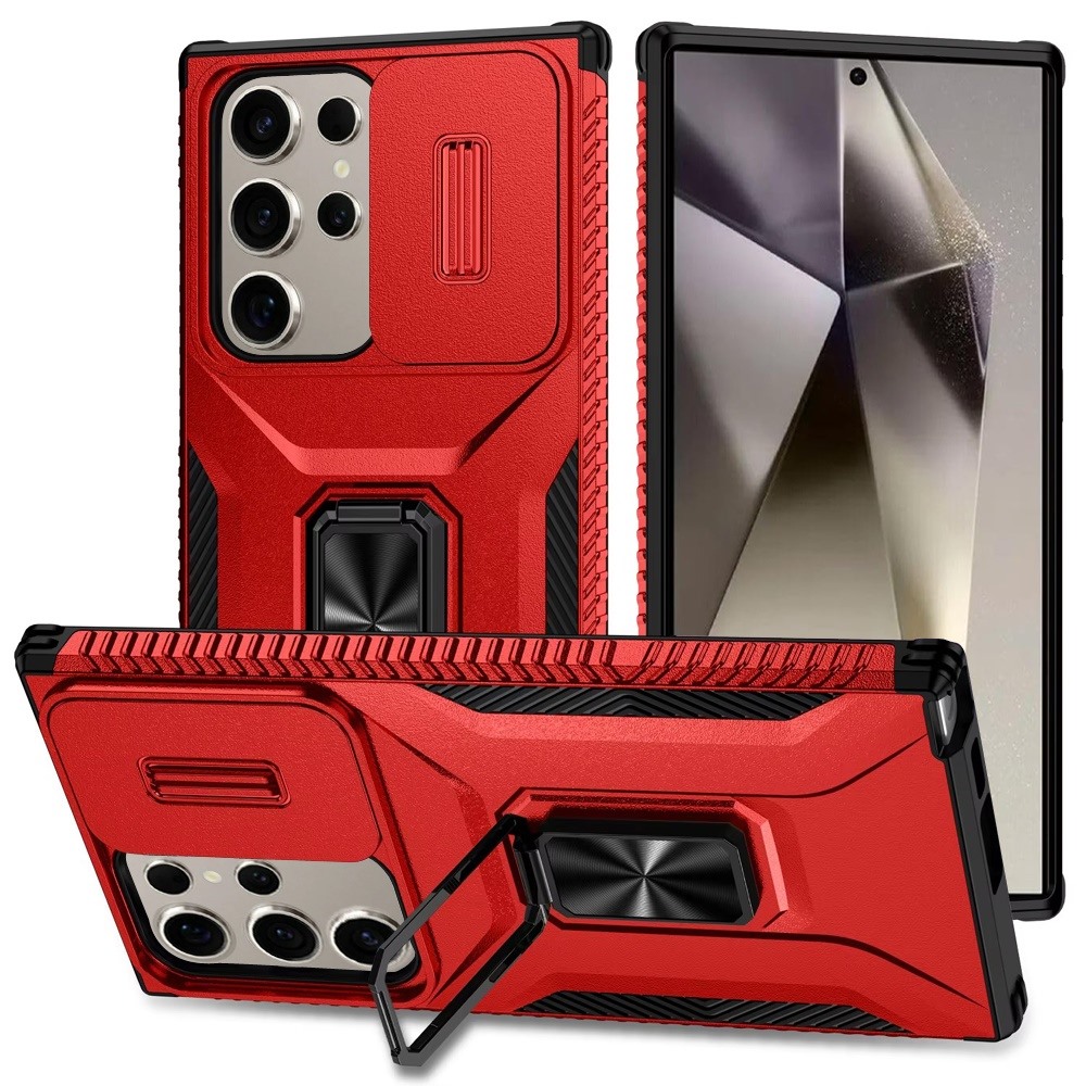 Für Samsung S25 Ultra Hybrid Hülle mit Magnetständer & Kameraschutz - Bild 2 von 15