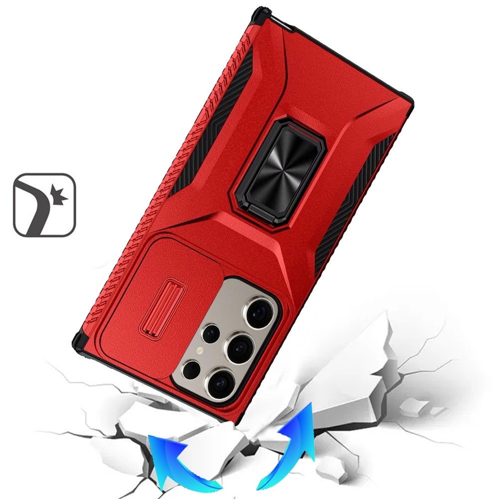 Für Samsung S25 Ultra Hybrid Hülle mit Magnetständer & Kameraschutz - Bild 3 von 15