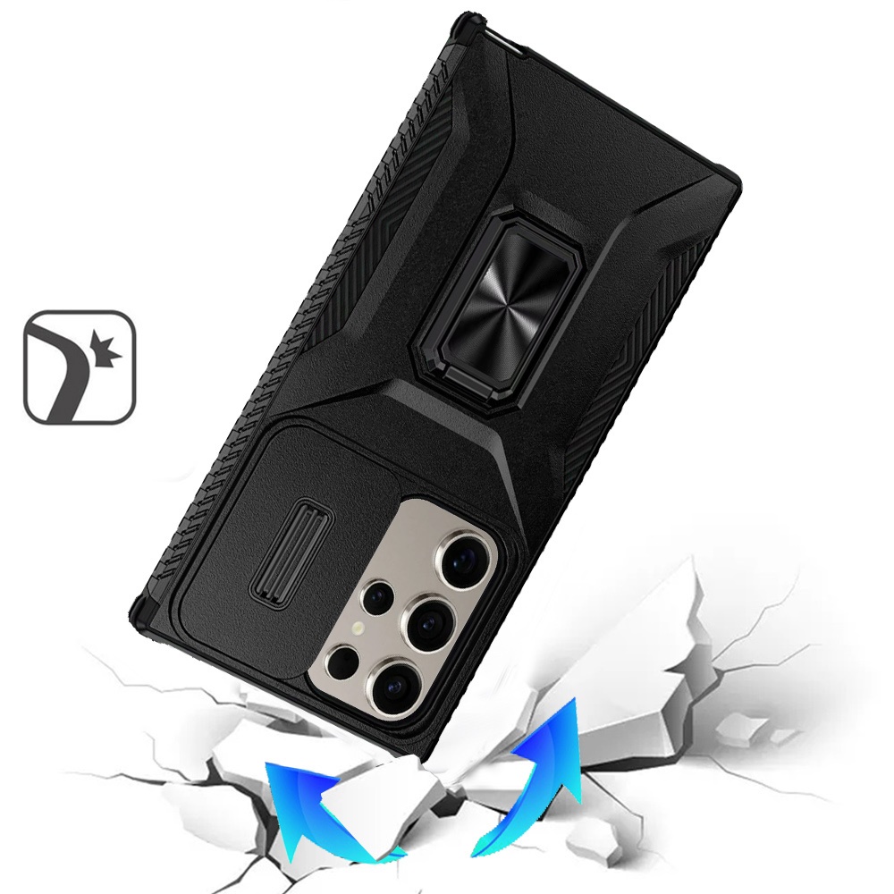 Für Samsung S25 Ultra Hybrid Hülle mit Magnetständer & Kameraschutz - Bild 5 von 15