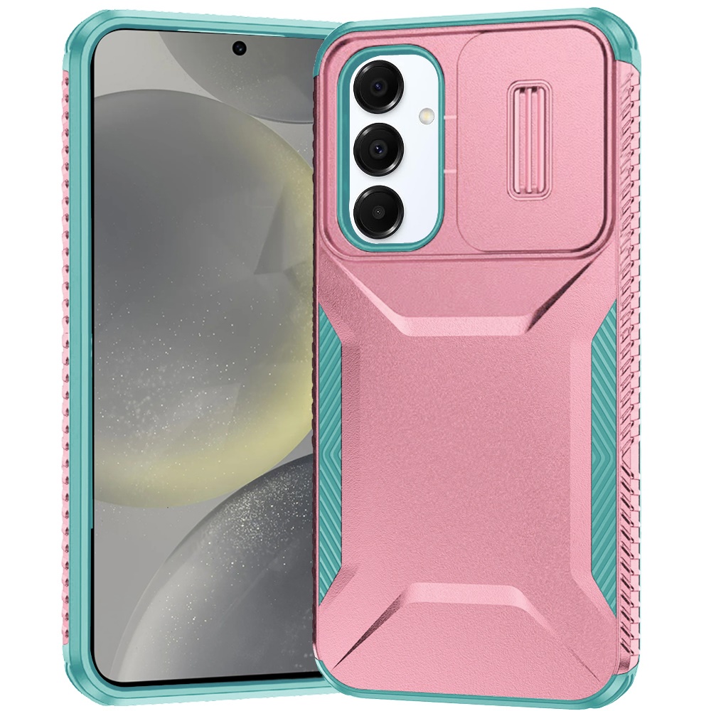 Für Samsung S25/S24 Plus U Design Hybrid Hülle mit Kamera Cover - Türkis/Pink - Bild 21 von 28