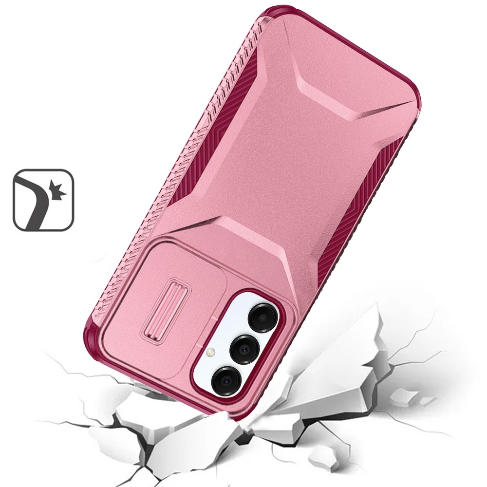 Für Samsung S25/S24 Plus U Design Hybrid Hülle mit Kamera Cover - Türkis/Pink - Bild 20 von 28