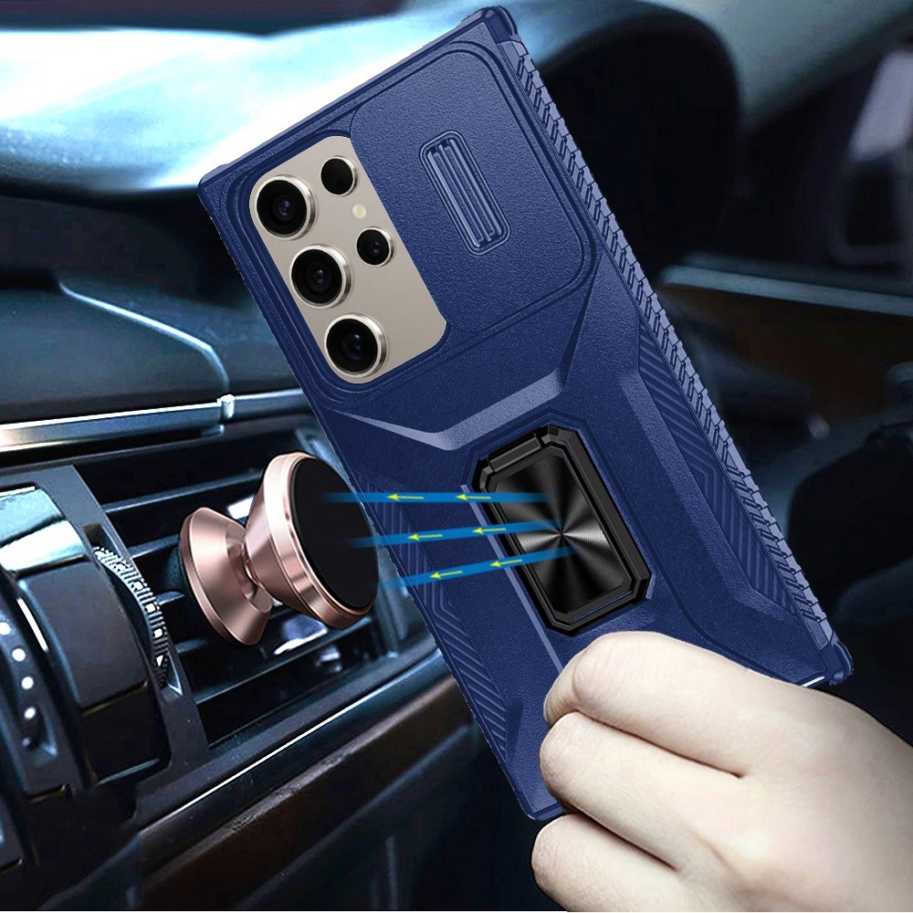 Für Samsung S25 Ultra Hybrid Hülle mit Magnetständer & Kameraschutz - Bild 14 von 15