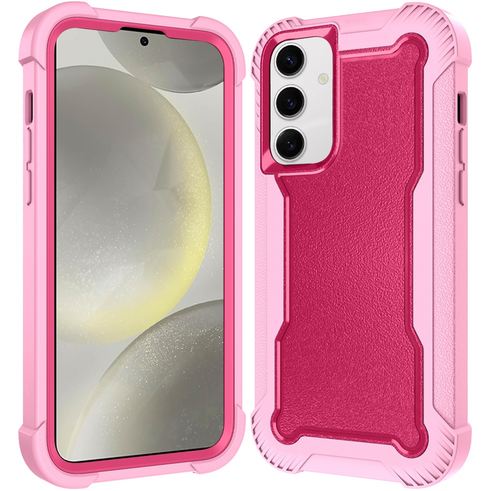 Für Samsung s25 Plus/s24 Plus Robust Think 3in1 Tough Hybrid - Hot Pink - Bild 1 von 12