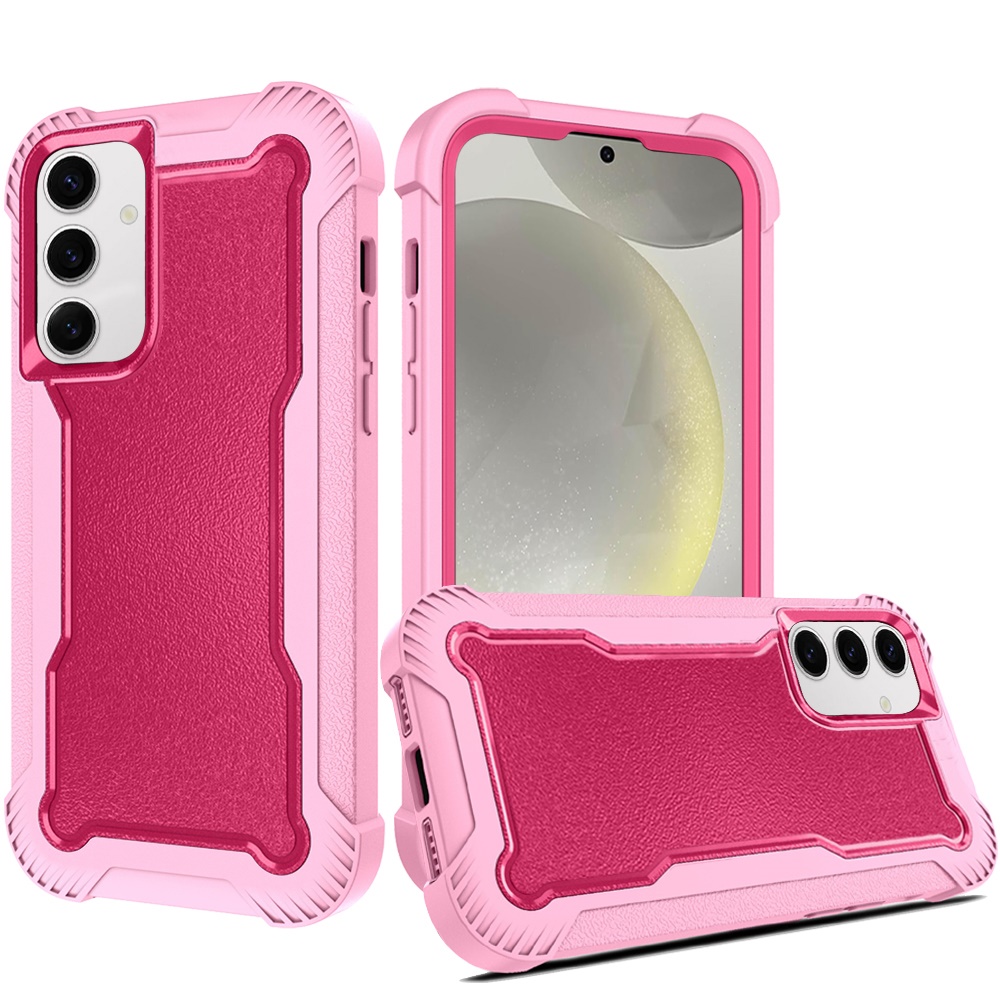 Für Samsung s25 Plus/s24 Plus Robust Think 3in1 Tough Hybrid - Hot Pink - Bild 2 von 12