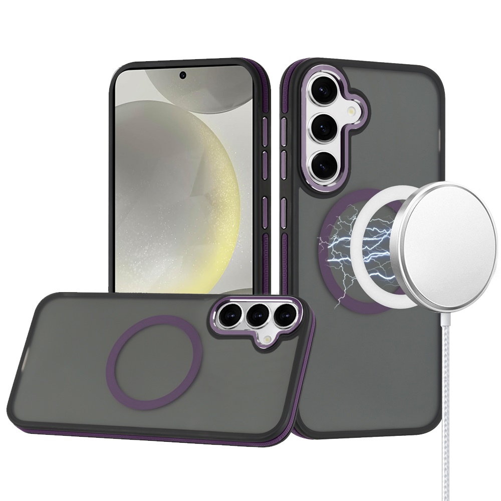 For Samsung S25/S24 Plus Magnetic Ring Case - Skin-Touch, - Picture 8 of 12