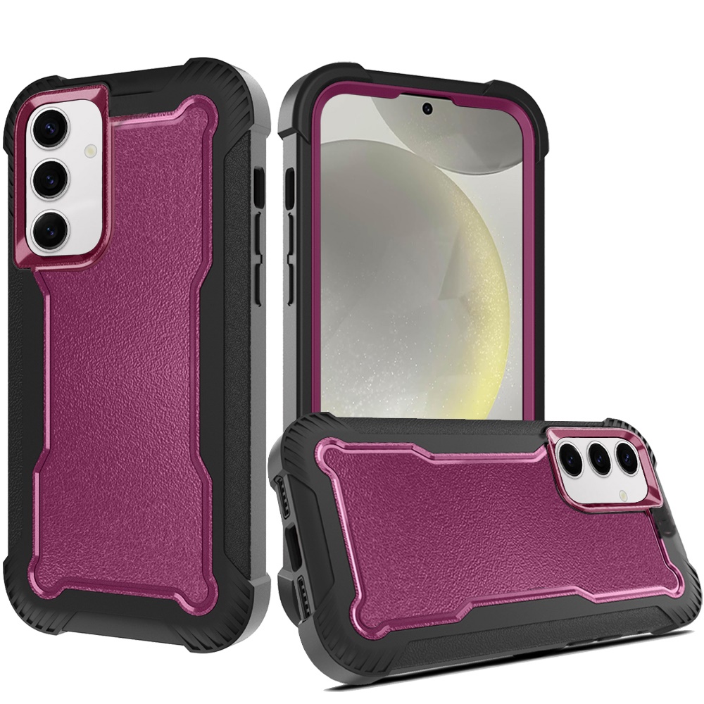 Für Samsung s25 Plus/s24 Plus Robust Think 3in1 Tough Hybrid - Hot Pink - Bild 7 von 12