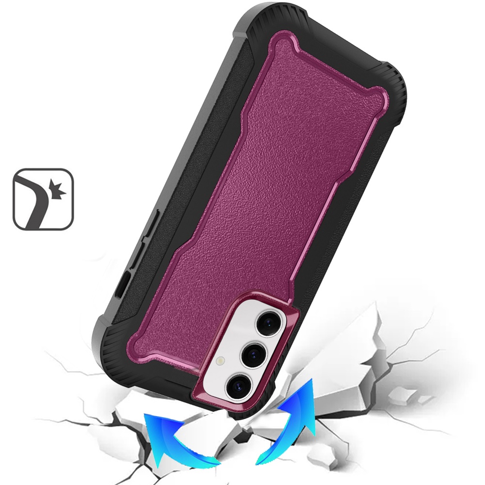 Für Samsung s25 Plus/s24 Plus Robust Think 3in1 Tough Hybrid - Hot Pink - Bild 8 von 12