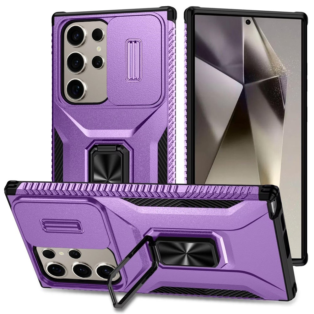 Für Samsung S25 Ultra Hybrid Hülle mit Magnetständer & Kameraschutz - Bild 8 von 15