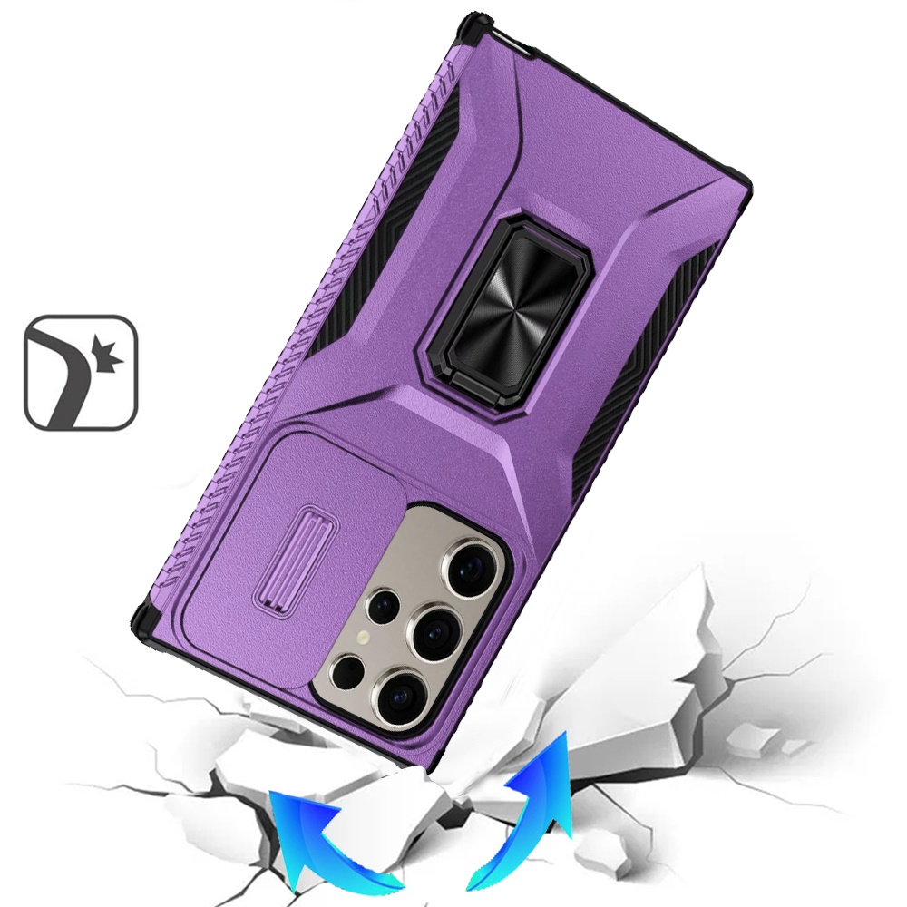 Für Samsung S25 Ultra Hybrid Hülle mit Magnetständer & Kameraschutz - Bild 9 von 15