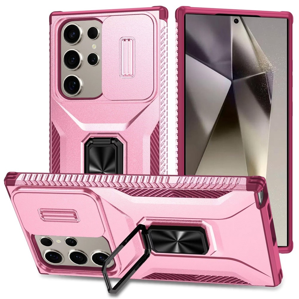 Für Samsung S25 Ultra Hybrid Hülle mit Magnetständer & Kameraschutz - Bild 10 von 15