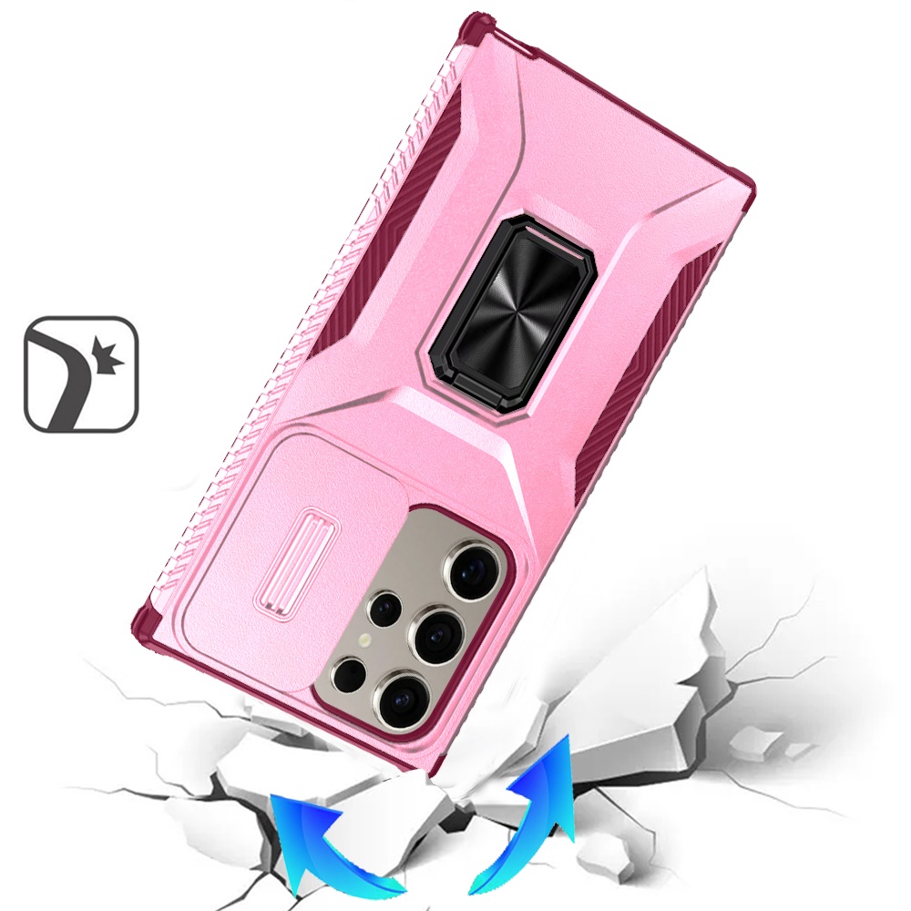 Für Samsung S25 Ultra Hybrid Hülle mit Magnetständer & Kameraschutz - Bild 12 von 15
