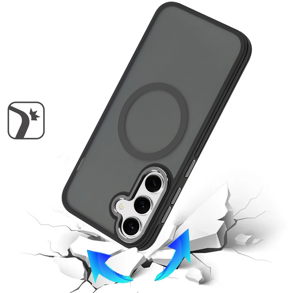 For Samsung S25/S24 Plus Magnetic Ring Case - Skin-Touch, - Picture 10 of 12