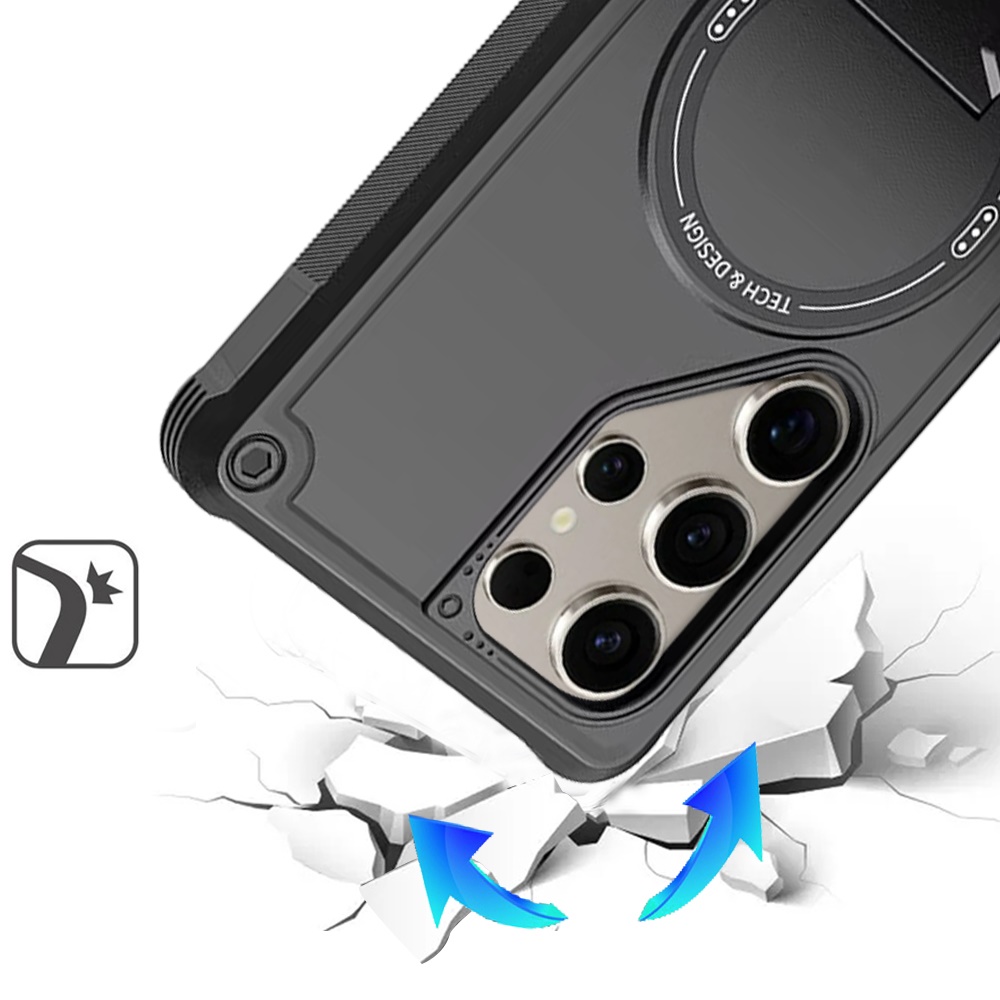 Soporte magnético híbrido ultra resistente para Samsung s25 - - Imagen 5 de 15
