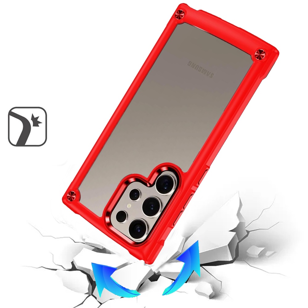 Funda híbrida transparente para Samsung S25 Ultra CaseX, - Imagen 9 de 15