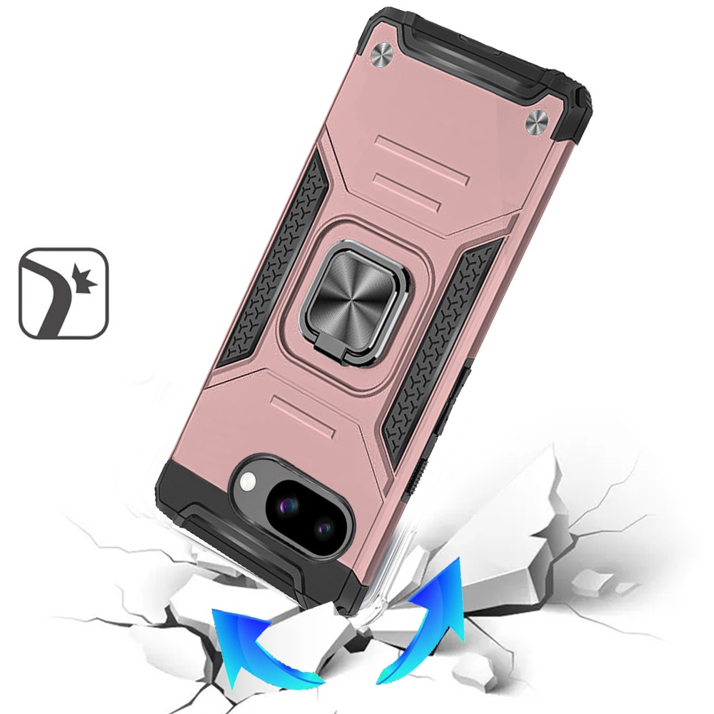 For Google Pixel 9A Robust Magnetic Kickstand Hybrid Case Cover - - Picture 2 of 15