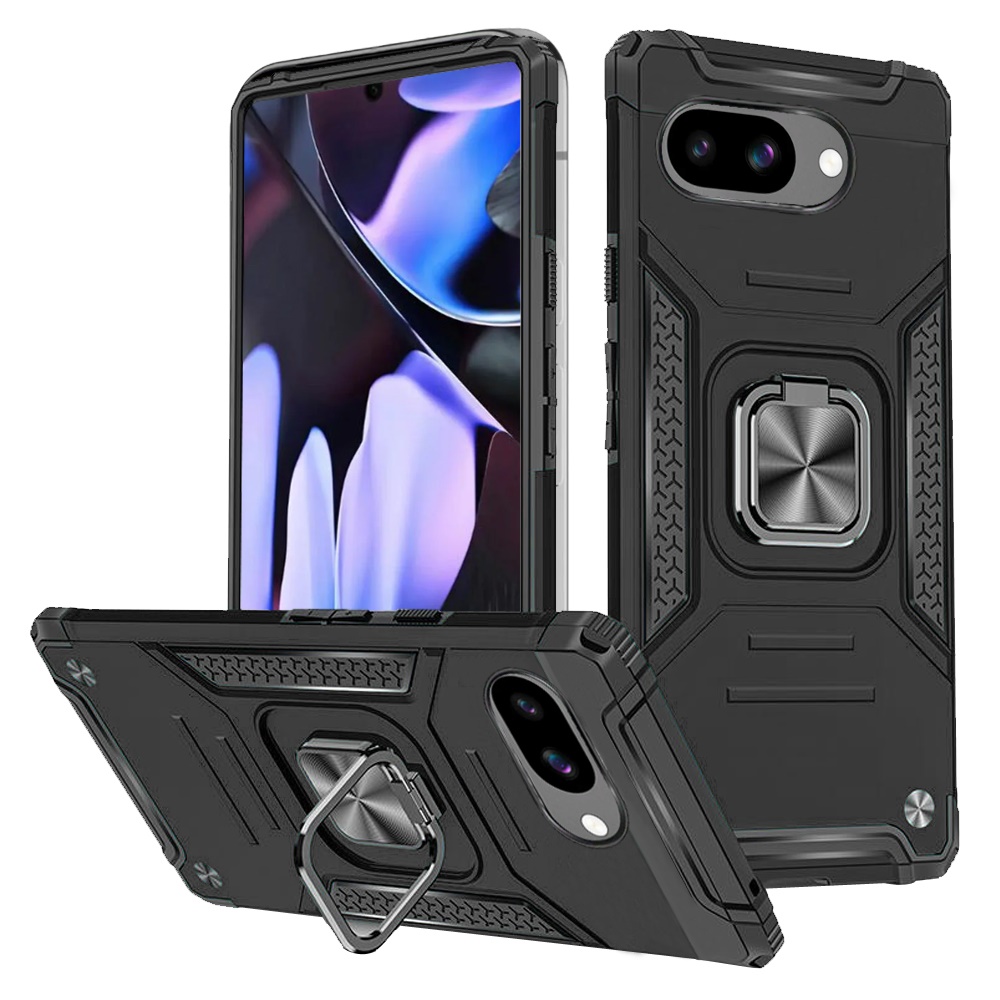 For Google Pixel 9A Robust Magnetic Kickstand Hybrid Case Cover - - Picture 4 of 15