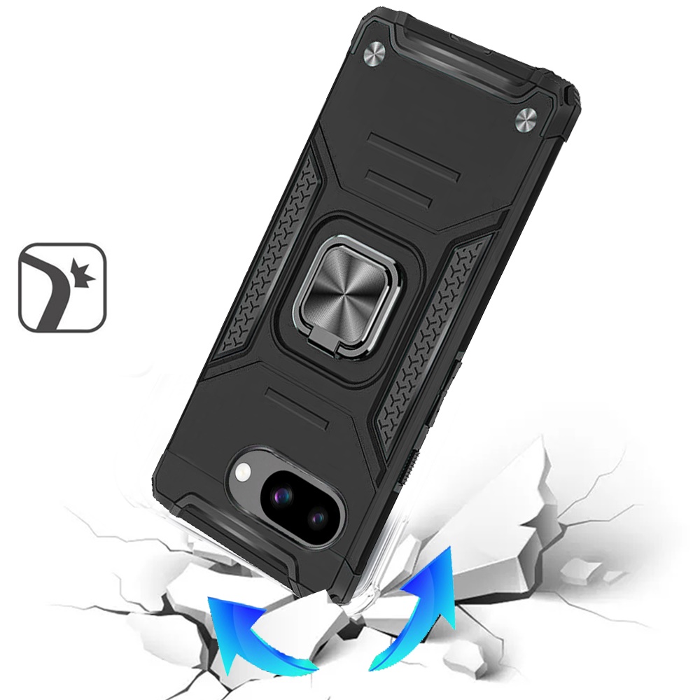 For Google Pixel 9A Robust Magnetic Kickstand Hybrid Case Cover - - Picture 6 of 15