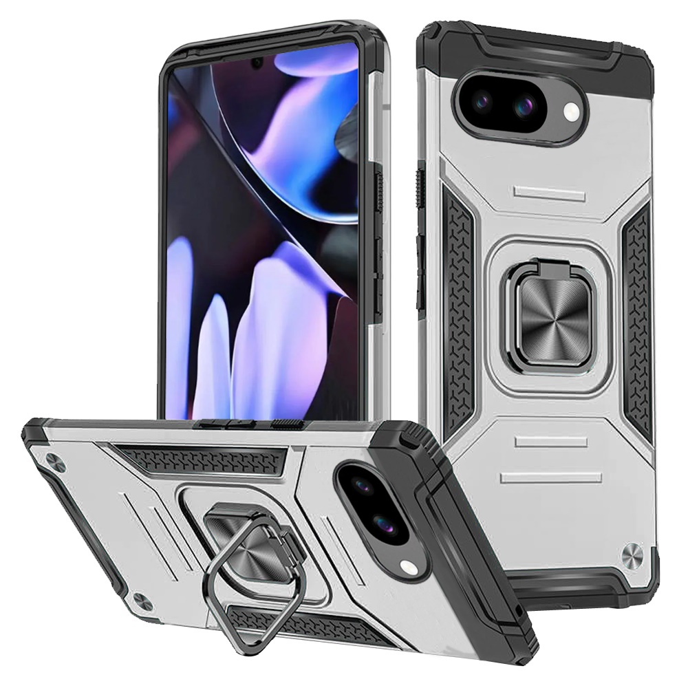 For Google Pixel 9A Robust Magnetic Kickstand Hybrid Case Cover - - Picture 9 of 15