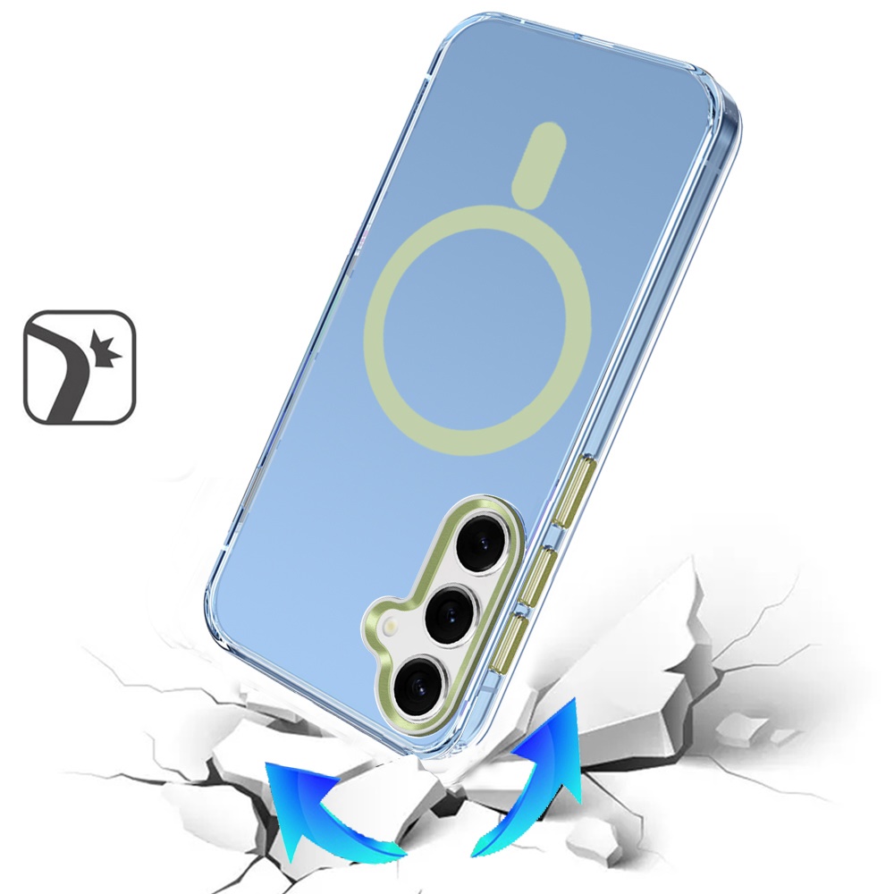 For Samsung S25/S24 Plus Clear Circle Design Case Cover - Picture 9 of 12