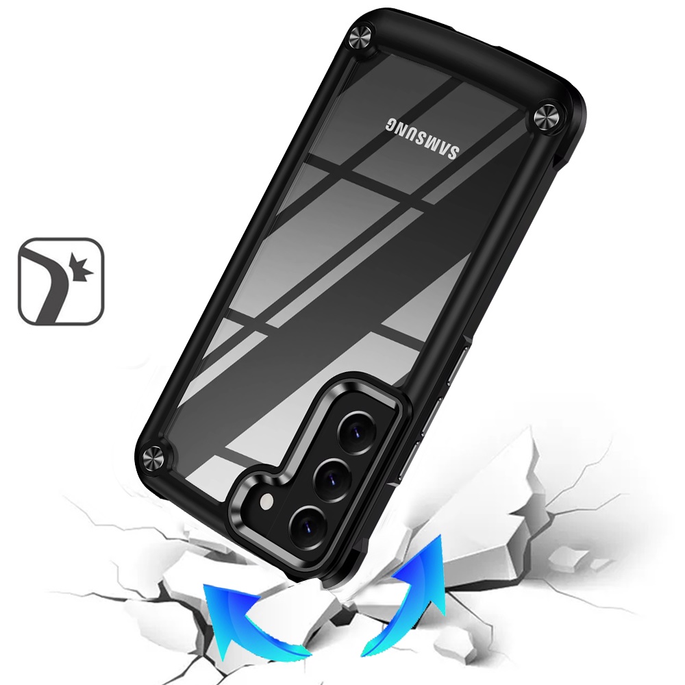 For Samsung Galaxy S22 Plus CaseX Hybrid Case with Metal Buttons - - Bild 2 von 3