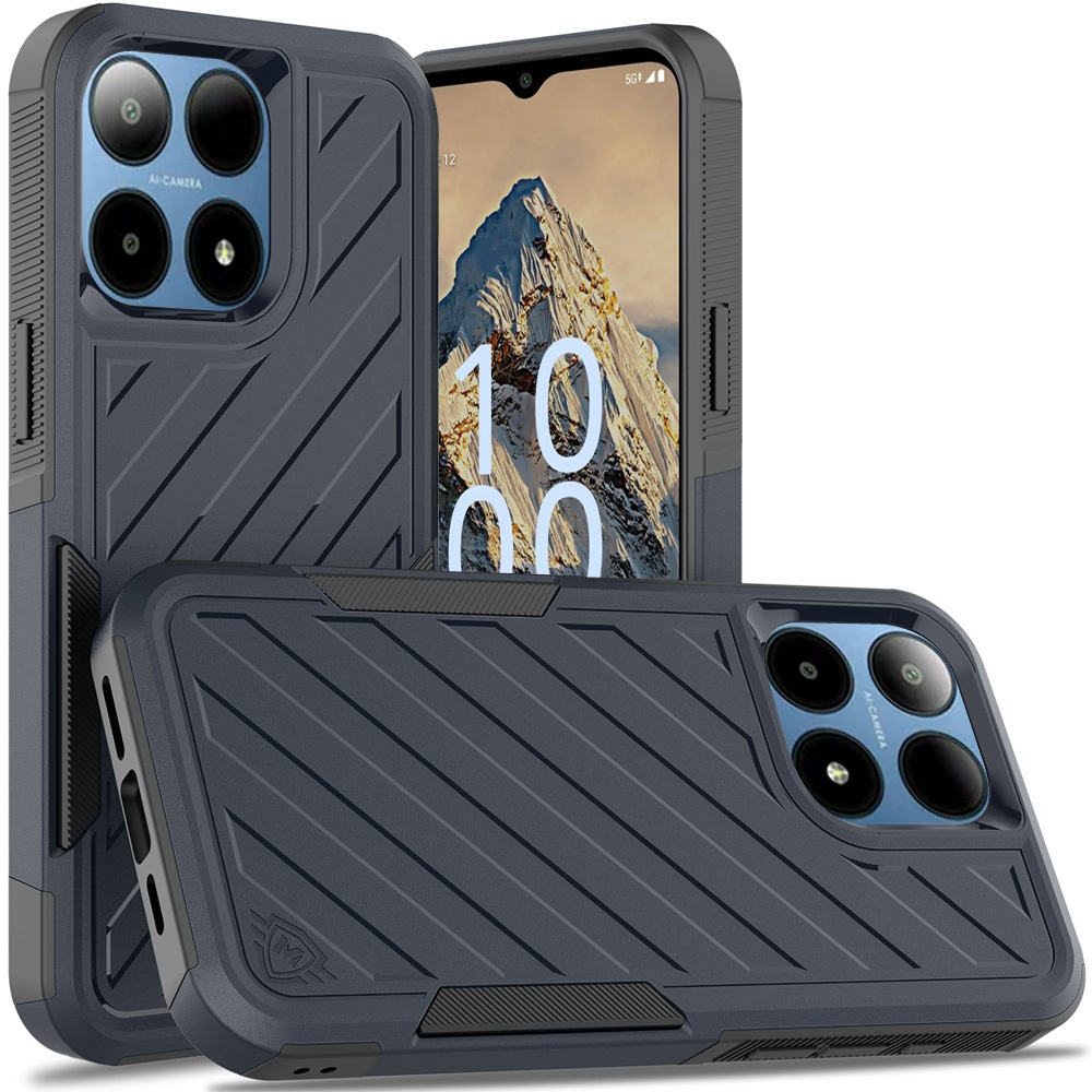 For Boost Summit 5G Noble lined shockproof dual layer hybrid - Hot Pink/Black - Picture 22 of 30