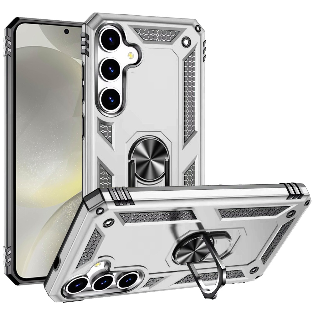 Funda híbrida con anillo magnético para Samsung s25/s24 - - Imagen 2 de 15