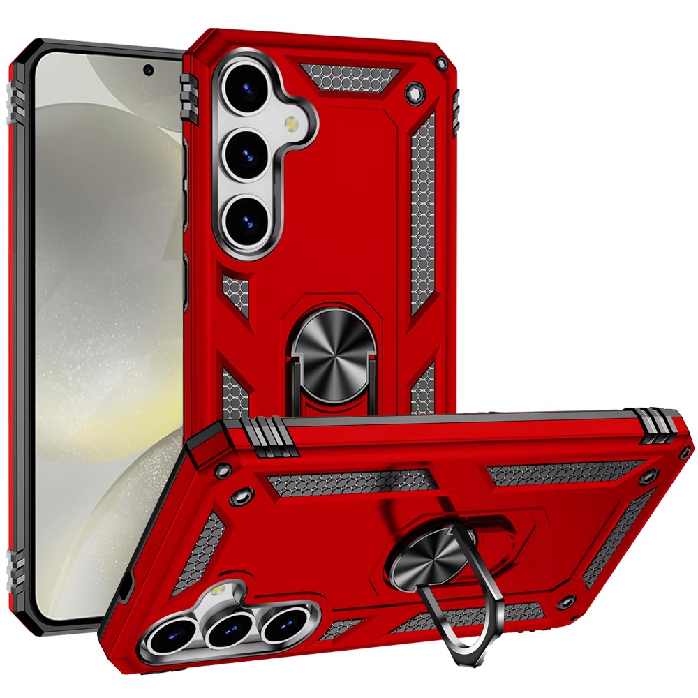 Funda híbrida con anillo magnético para Samsung s25/s24 - - Imagen 13 de 15