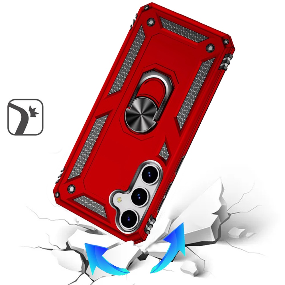Funda híbrida con anillo magnético para Samsung s25/s24 - - Imagen 15 de 15