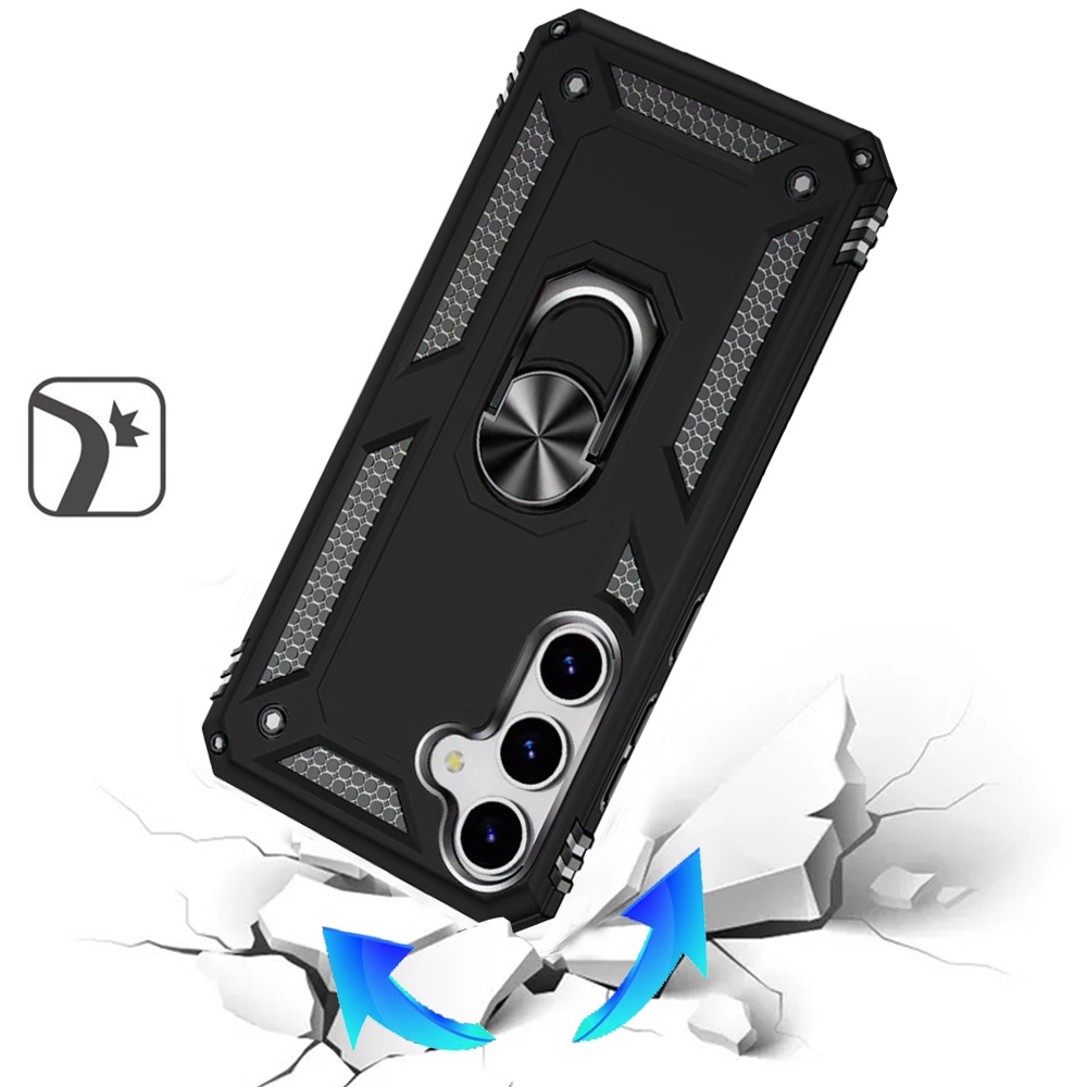 Funda híbrida con anillo magnético para Samsung s25/s24 - - Imagen 7 de 15
