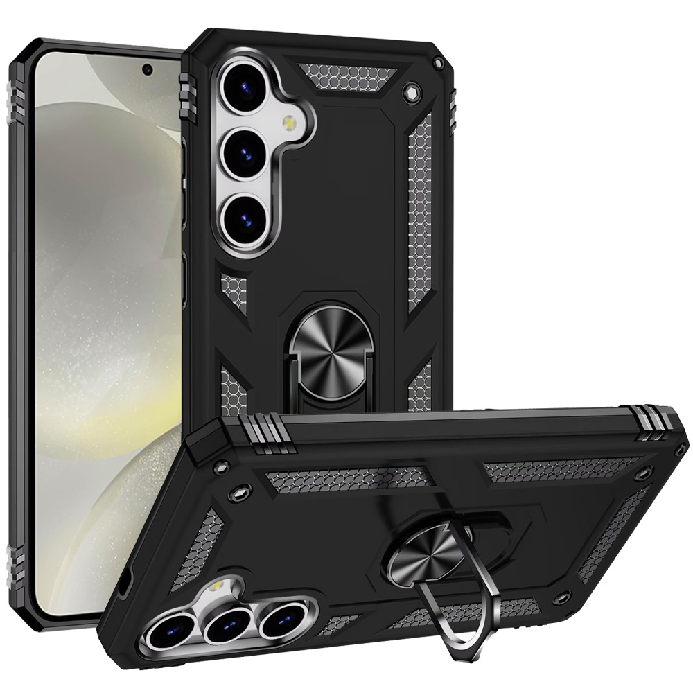 Funda híbrida con anillo magnético para Samsung s25/s24 - - Imagen 8 de 15