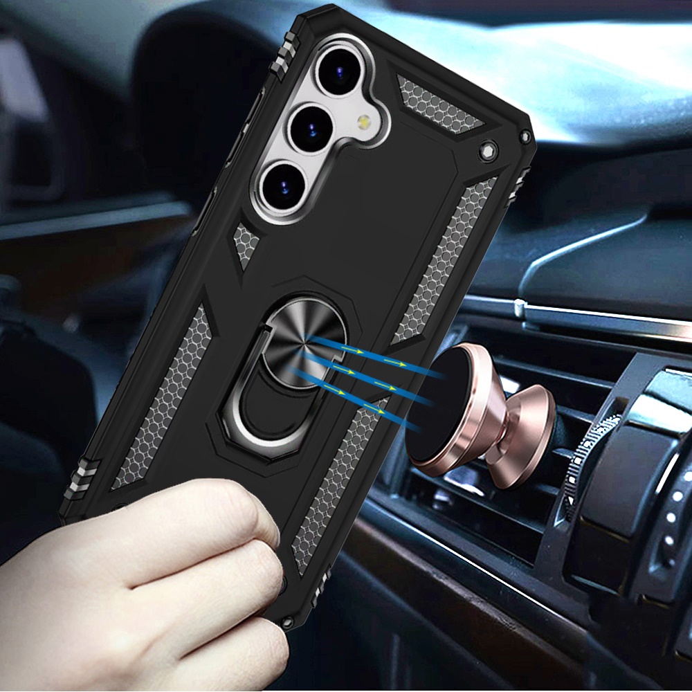 Funda híbrida con anillo magnético para Samsung s25/s24 - - Imagen 9 de 15