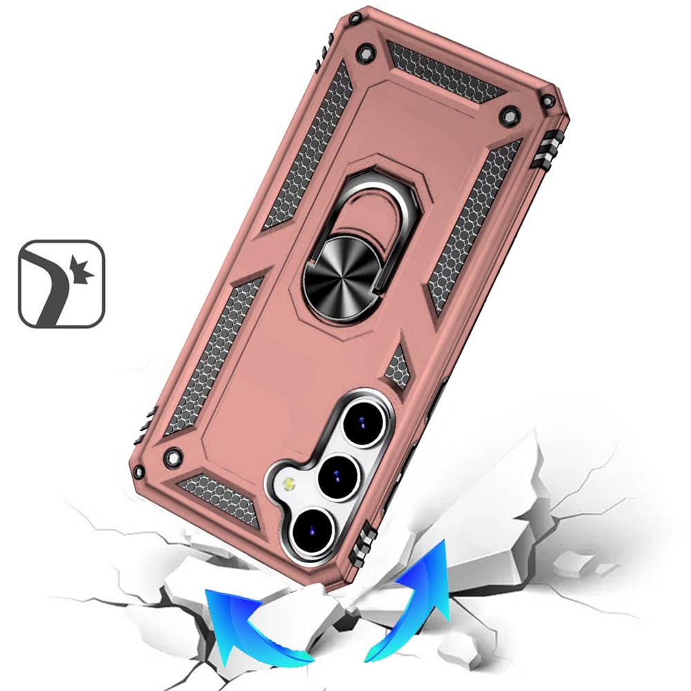 Funda híbrida con anillo magnético para Samsung s25/s24 - - Imagen 10 de 15