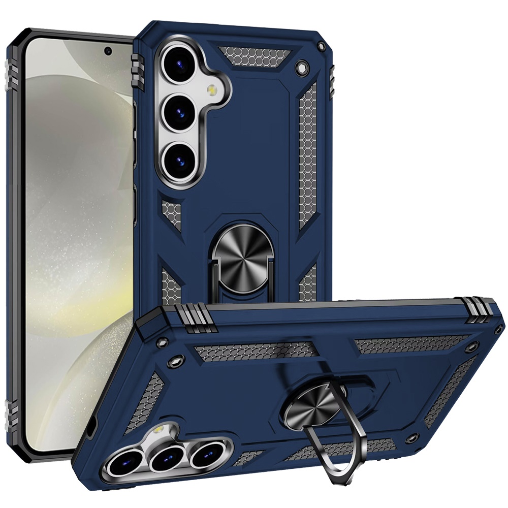 Funda híbrida con anillo magnético para Samsung s25/s24 - - Imagen 6 de 15