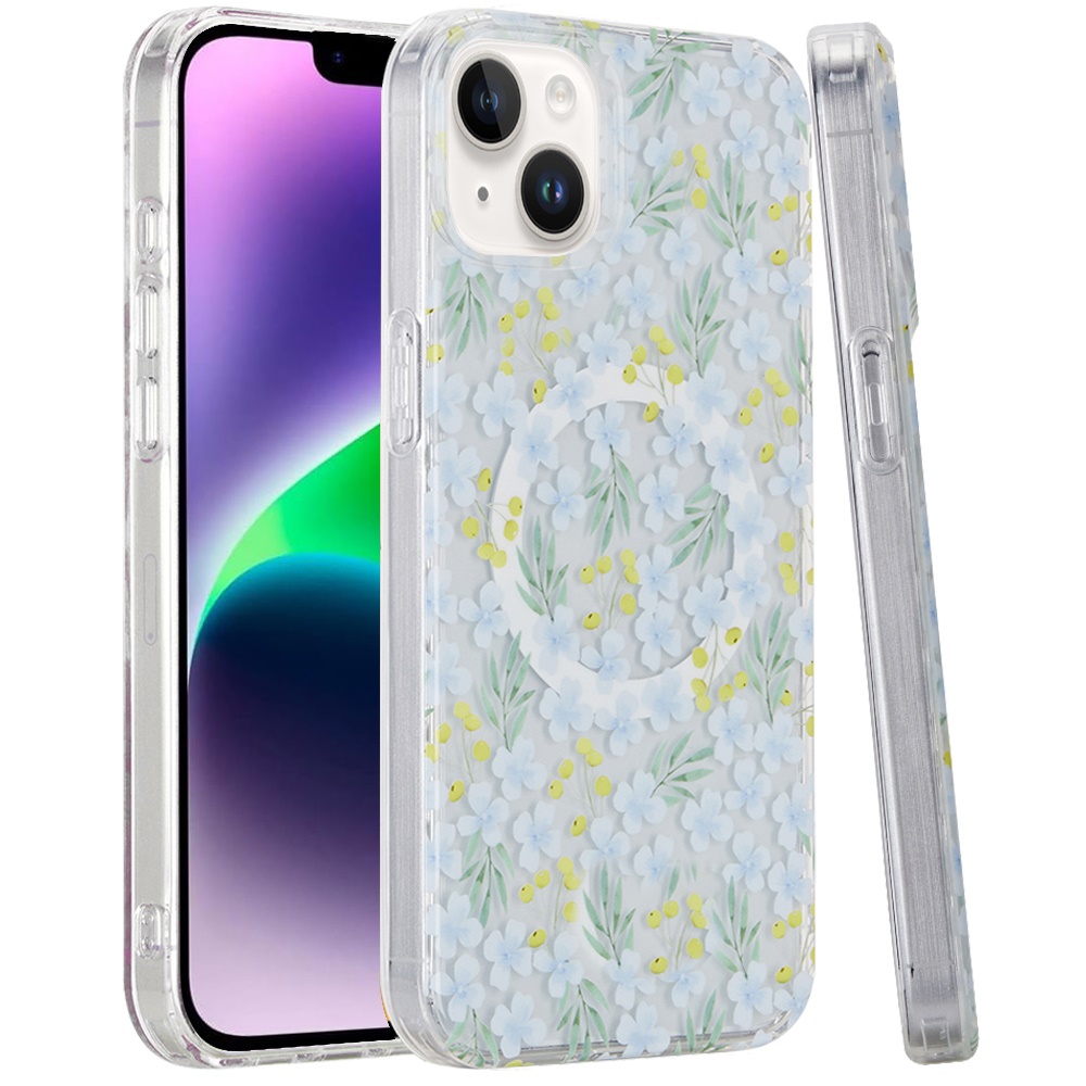 For iPhone 13/14 Magnetic Double Layer IMD Design Case - - Picture 10 of 12