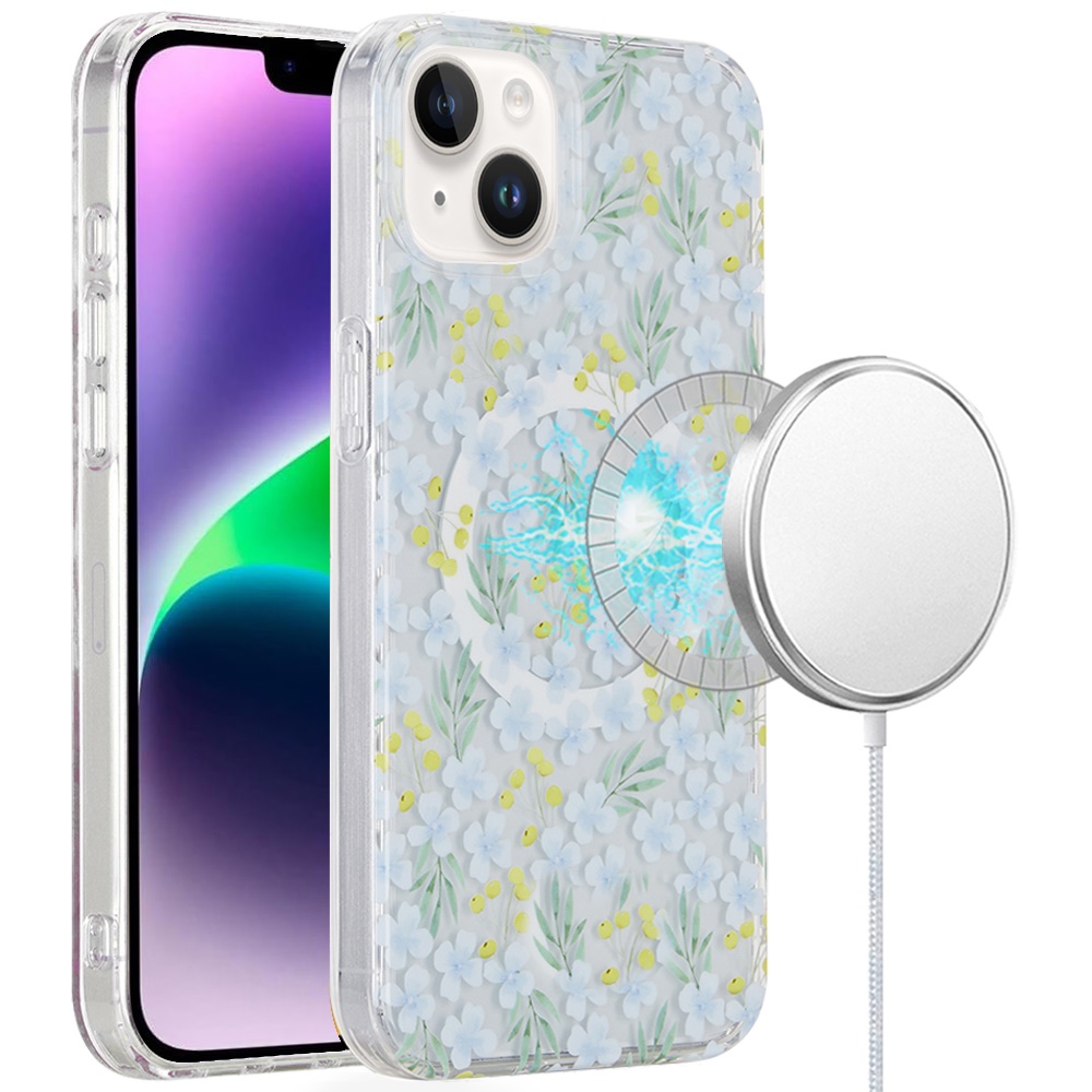 For iPhone 13/14 Magnetic Double Layer IMD Design Case - - Picture 11 of 12