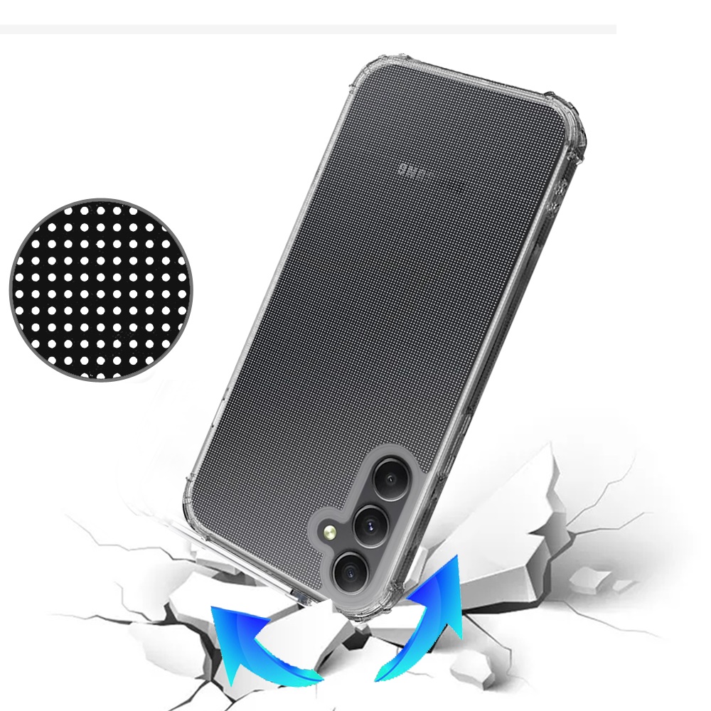 For Samsung Galaxy A26 Shockproof Transparent Thick TPU Case Cover - - Picture 2 of 3