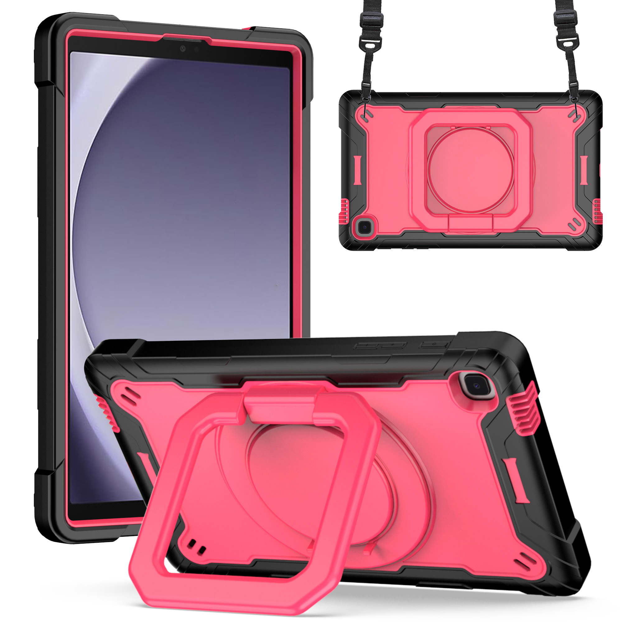 Funda resistente 360° con soporte para Kindle Fire HD8 2022/HD8 Plus - - Imagen 16 de 20
