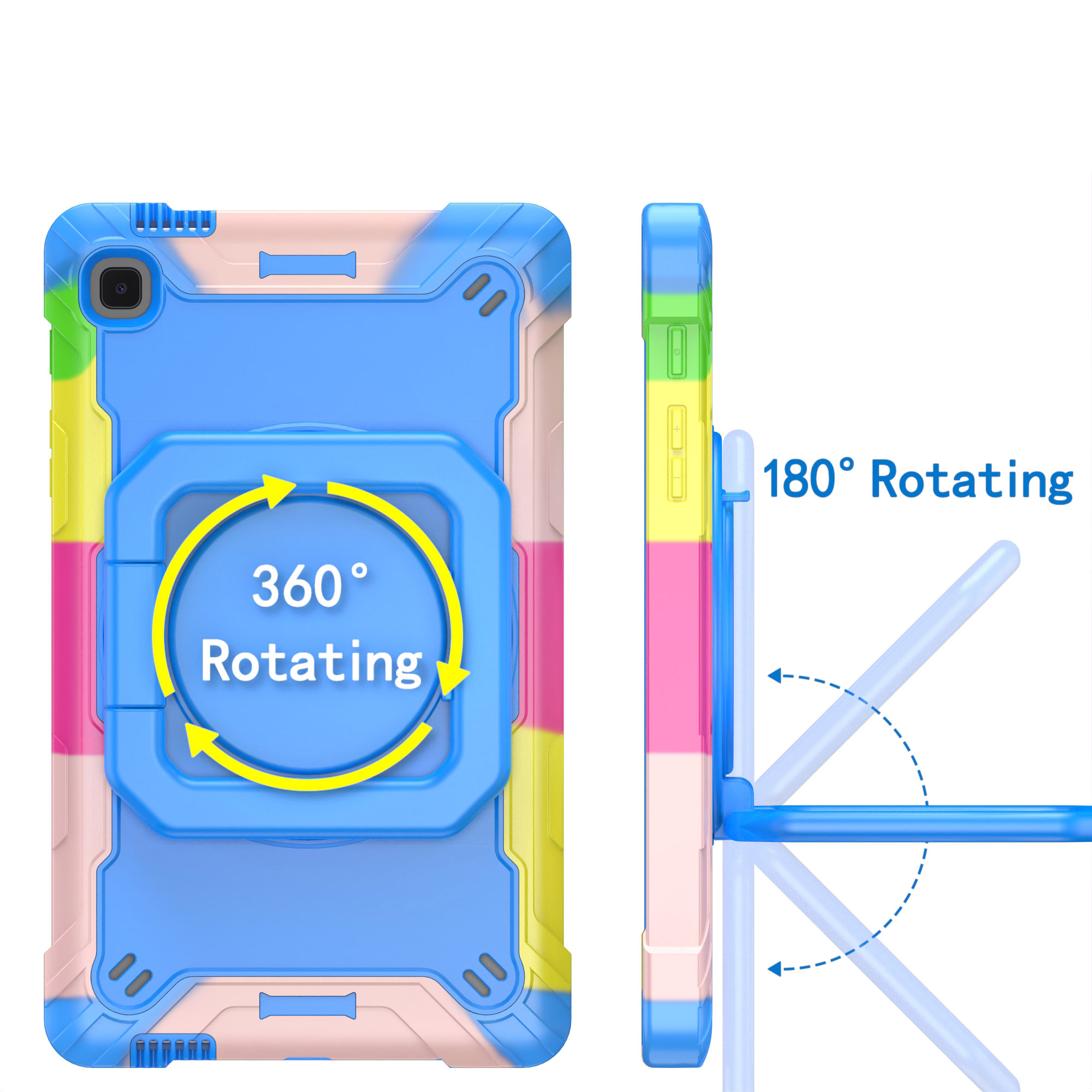Funda resistente 360° con soporte para Kindle Fire HD8 2022/HD8 Plus - - Imagen 11 de 20