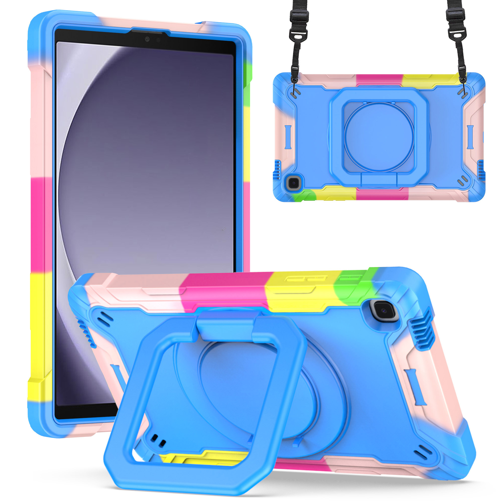 Funda resistente 360° con soporte para Kindle Fire HD8 2022/HD8 Plus - - Imagen 12 de 20