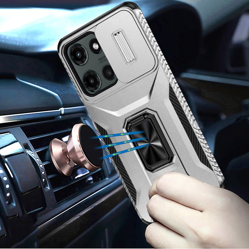 Für Moto G Stylus 5G 2025 Magnet Metall Ring Ständer Hülle - - Bild 8 von 24