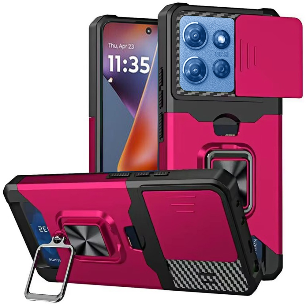 Für Moto G 5G 2025 Magnet Ring Ständer Hybrid Kamera Hülle - - Bild 8 von 21