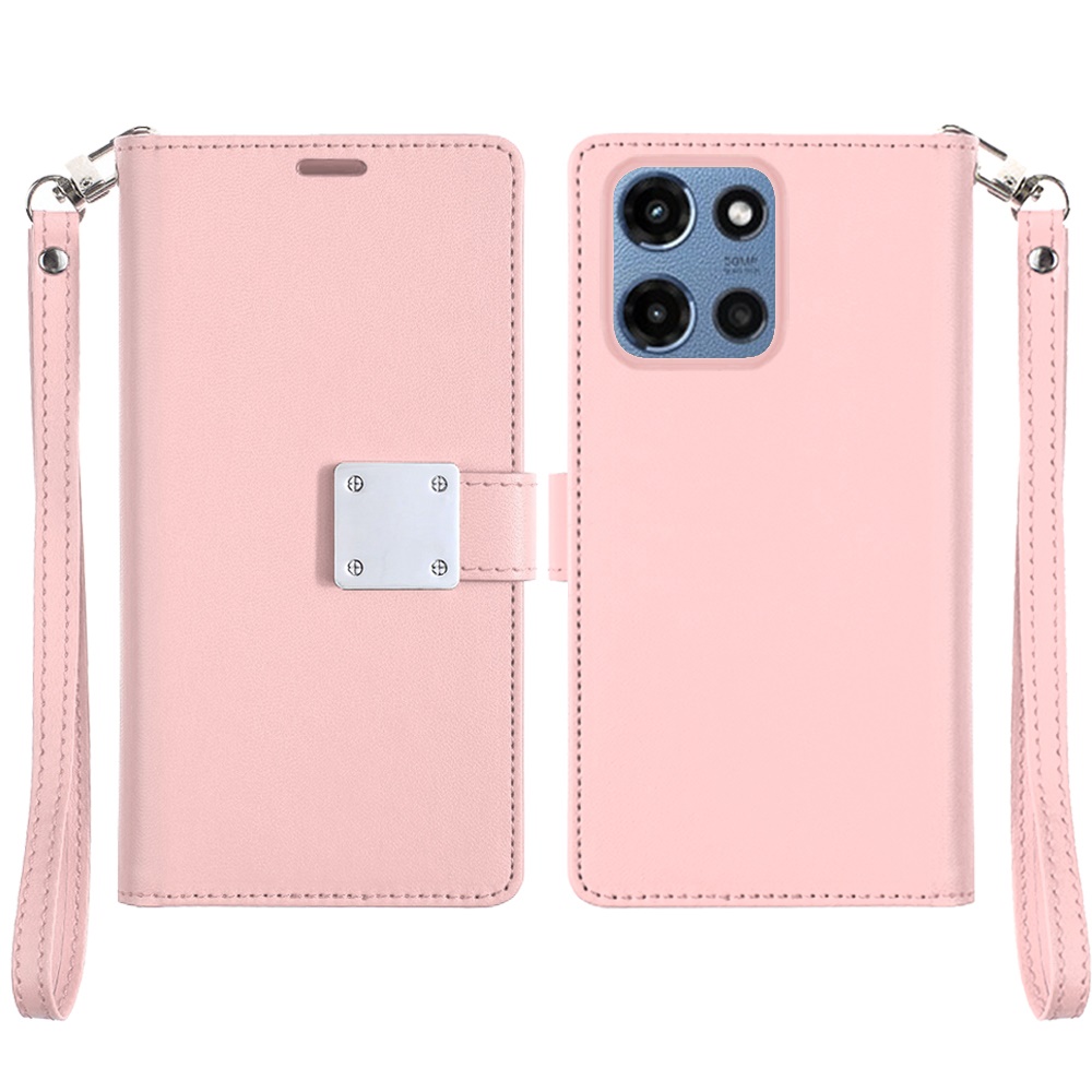 Für Motorola Moto G 5G 2025 Wallet ID Card Holder Case Hülle - - Bild 6 von 15